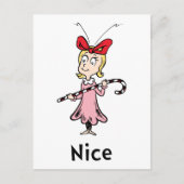 Dr. Seuss | Cindy-Lou Who is Nice Postkarte (Vorderseite)