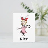 Dr. Seuss | Cindy-Lou Who is Nice Postkarte (Stehend Vorderseite)
