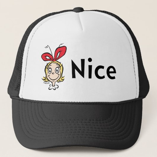 Dr. Seuss | Cindy-Lou Who is Nice Truckerkappe (Vorderseite)