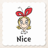 Dr. Seuss | Cindy-Lou Who is Nice Untersetzer (Vorderseite)
