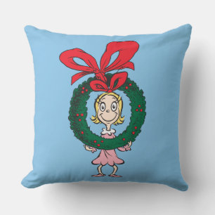 Dr. Seuss Cindy-Lou Who - Kranz Kissen
