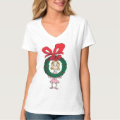 Dr. Seuss | Cindy-Lou Who - Wreath T-Shirt (Vorderseite)