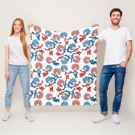 Dr. Seuss | Das eine, das andere, das US-Flag-Must Fleecedecke (Beispiel)