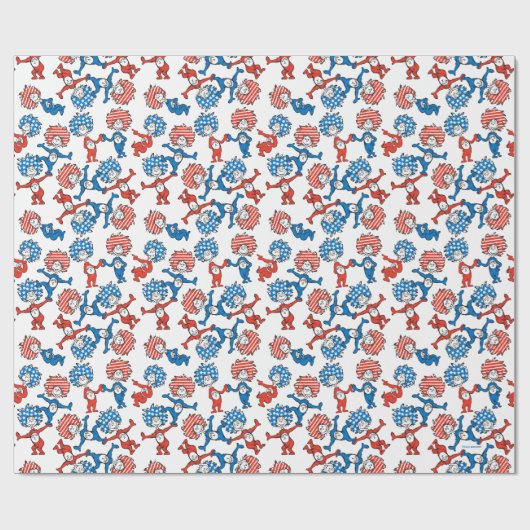 Dr. Seuss | Das eine, das andere, das US-Flag-Must Geschenkpapier (Flach)