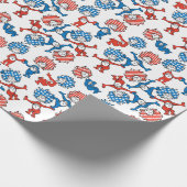 Dr. Seuss | Das eine, das andere, das US-Flag-Must Geschenkpapier (Ecke)