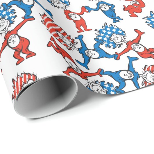 Dr. Seuss | Das eine, das andere, das US-Flag-Must Geschenkpapier (Rolleneckpunkt)