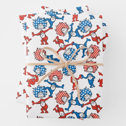 Dr. Seuss | Das eine, das andere, das US-Flag-Must Geschenkpapier Set (Beispiel)