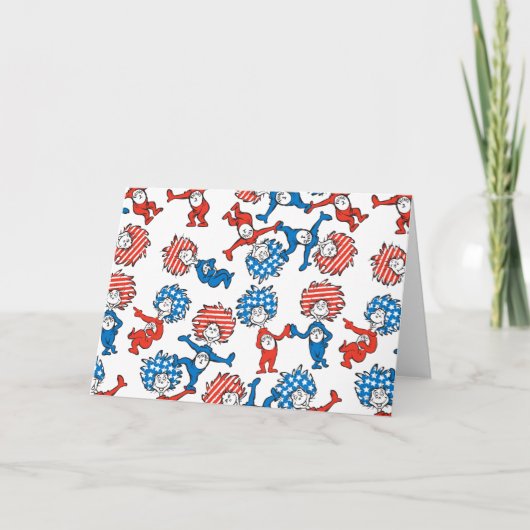Dr. Seuss | Das eine, das andere, das US-Flag-Must Karte (Vorderseite)