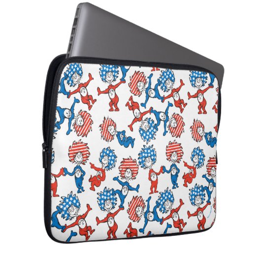 Dr. Seuss | Das eine, das andere, das US-Flag-Must Laptopschutzhülle (Vorne Rechts)