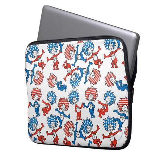 Dr. Seuss | Das eine, das andere, das US-Flag-Must Laptopschutzhülle (Vorderseite Links)