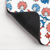 Dr. Seuss | Das eine, das andere, das US-Flag-Must Mousepad (Ecke)