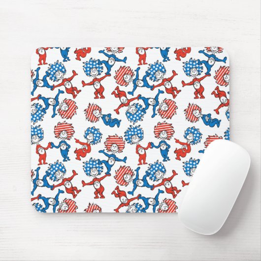 Dr. Seuss | Das eine, das andere, das US-Flag-Must Mousepad (Mit Mouse)