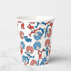 Dr. Seuss Das eine, das andere, das US-Flag-Must Pappbecher