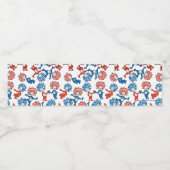 Dr. Seuss | Das eine, das andere, das US-Flag-Must Wasserflaschenetikett (Einzelnes Label)