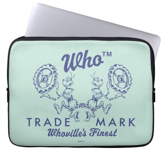 Dr. Seuss | Das schönste Logo von Who-ville Laptopschutzhülle (Vorderseite)