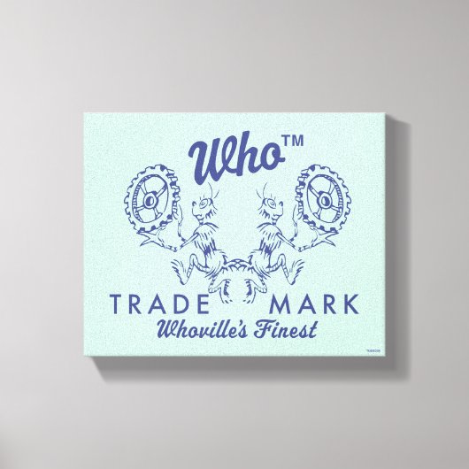 Dr. Seuss | Das schönste Logo von Who-ville Leinwanddruck (Vorderseite)