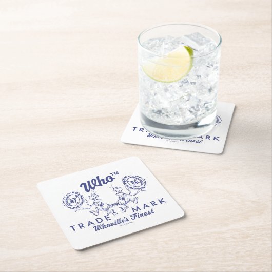 Dr. Seuss | Das schönste Logo von Who-ville Rechteckiger Pappuntersetzer (Vor Ort)