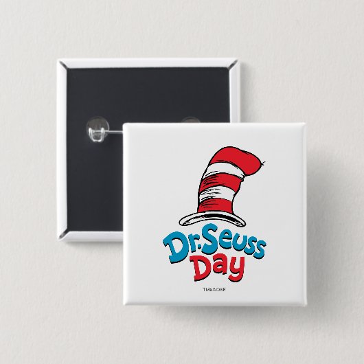 Dr. Seuss Day Button (Vorne & Hinten)