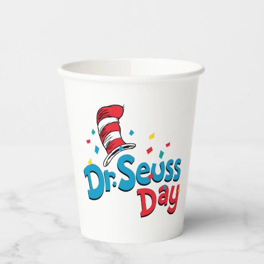Dr. Seuss Day | Confetti Pappbecher (Links)
