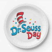 Dr. Seuss Day | Confetti Pappteller (Vorderseite)