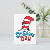 Dr. Seuss Day Postkarte (Stehend Vorderseite)