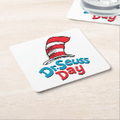 Dr. Seuss Day Rechteckiger Pappuntersetzer (angewinkelt)