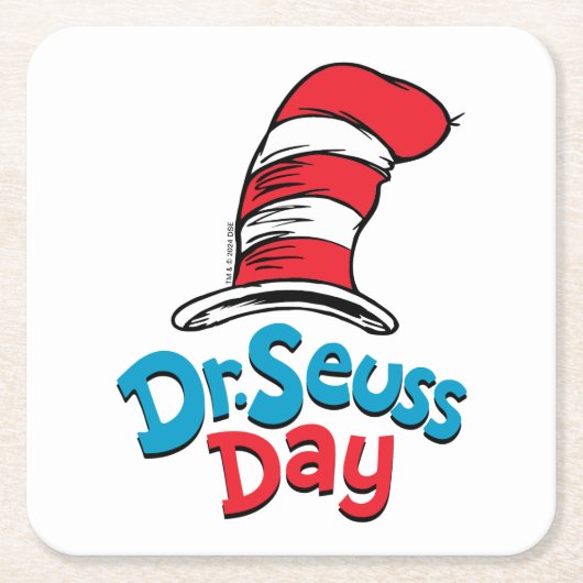 Dr. Seuss Day Rechteckiger Pappuntersetzer (Vorderseite)