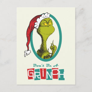 Dr. Seuss Der Grinch Feiertagspostkarte