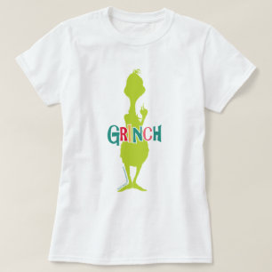Dr. Seuss   Der Grinch - Grüne Silhouette T-Shirt