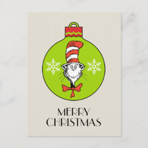 Dr. Seuss   Der Grinch   Klassiker Die Katze im Hu Feiertagspostkarte