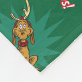 Dr. Seuss| Der Grinch| Merry Grinchmas Pattern Fleecedecke (Ecke)