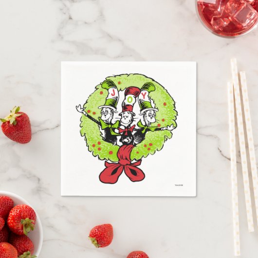 Dr. Seuss| Der Grinch| Weihnachtsfreude in Who-vil Serviette (Beispiel)