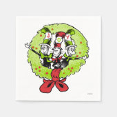 Dr. Seuss| Der Grinch| Weihnachtsfreude in Who-vil Serviette (Vorderseite)