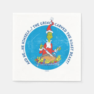 Dr. Seuss  Der Grinch  Weihnachtsgebratenes Serviette