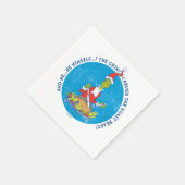 Dr. Seuss| Der Grinch| Weihnachtsgebratenes Serviette (Ecke)