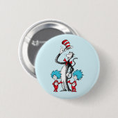 Dr. Seuss | Der Kater mit Hut, Ding Eins und Ding Button (Vorne & Hinten)