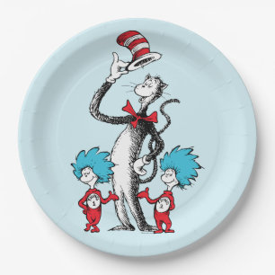 Dr. Seuss Der Kater mit Hut, Ding Eins und Ding Pappteller