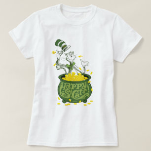 Dr. Seuss Der Kater mit Hut - Frohe St. Katzen! T-Shirt