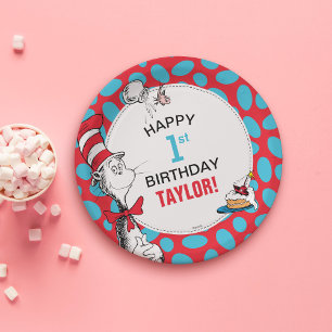 Dr. Seuss Der Kater mit Hut Geburtstag Pappteller