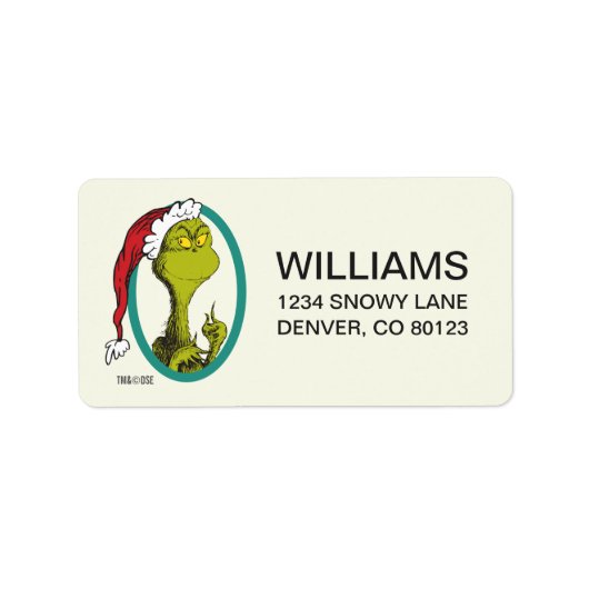 Dr. Seuss | Der Knackpunkt Adressaufkleber (Vorne)