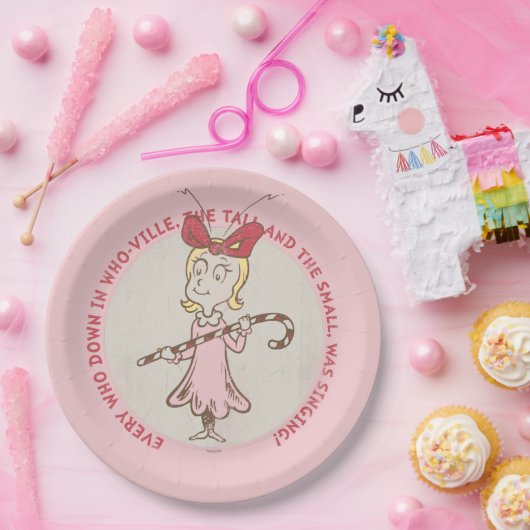 Dr. Seuss | Der Knackpunkt | Cindy-Lou Who - Niedl Pappteller (Party)