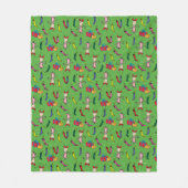 Dr. Seuss | Der Knackpunkt | Cindy-Lou Who Pattern Fleecedecke (Vorderseite)