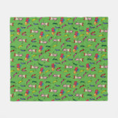 Dr. Seuss | Der Knackpunkt | Cindy-Lou Who Pattern Fleecedecke (Vorderseite (Horizontal))