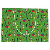 Dr. Seuss | Der Knackpunkt | Cindy-Lou Who Pattern Große Geschenktüte (Rückseite)