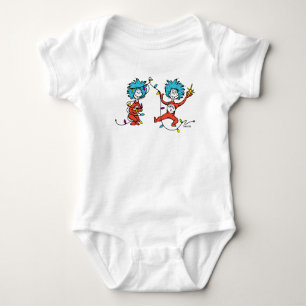Dr. Seuss   Der Knackpunkt   Ding 1 & Ding 2 tanze Baby Strampler