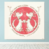 Dr. Seuss | Der Knackpunkt | Max. Weihnachtsangebo Leinwanddruck (Insitu (Holzboden))