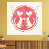 Dr. Seuss | Der Knackpunkt | Max. Weihnachtsangebo Leinwanddruck (Insitu (Wohnzimmer))