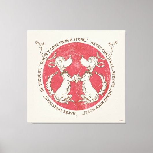 Dr. Seuss | Der Knackpunkt | Max. Weihnachtsangebo Leinwanddruck (Vorderseite)