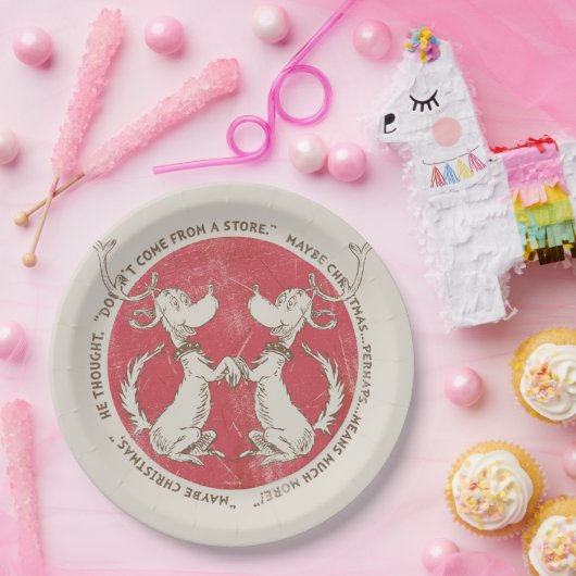 Dr. Seuss | Der Knackpunkt | Max. Weihnachtsangebo Pappteller (Party)