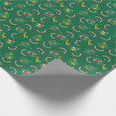Dr. Seuss | Der Knackpunkt | Merry Grinchmas Patte Geschenkpapier (Ecke)
